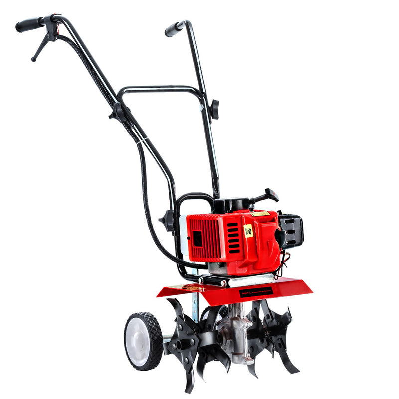 88CC Petrol Garden Cultivator Tiller Rotary Hoe 4 Tine Rototiller