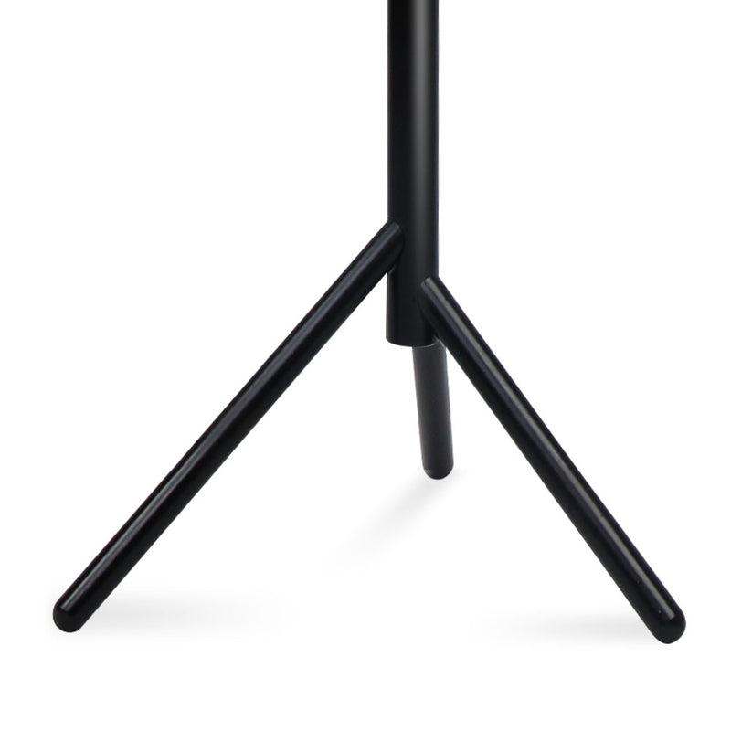 Wooden Clothes Stand with 6 Hooks - Black