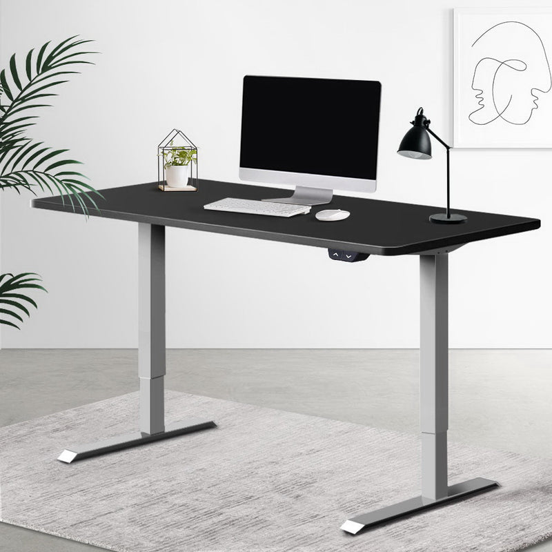 Standing Desk Height Adjustable Motorised Electric Sit Stand Table Riser 140cm