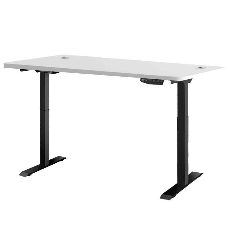 160cm Motorised Electric Height Adjustable Standing Desk Table Dual Motor