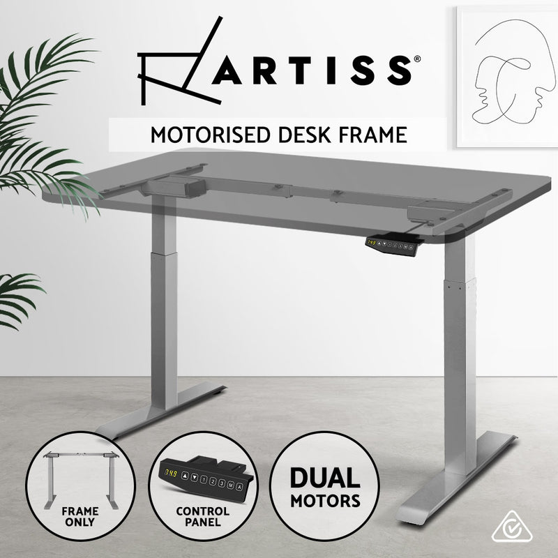 Motorised Standing Desk - Grey