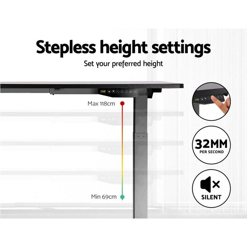 Motorised Standing Desk - Grey