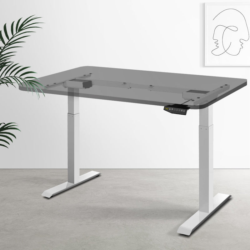 Motorised Standing Desk - White