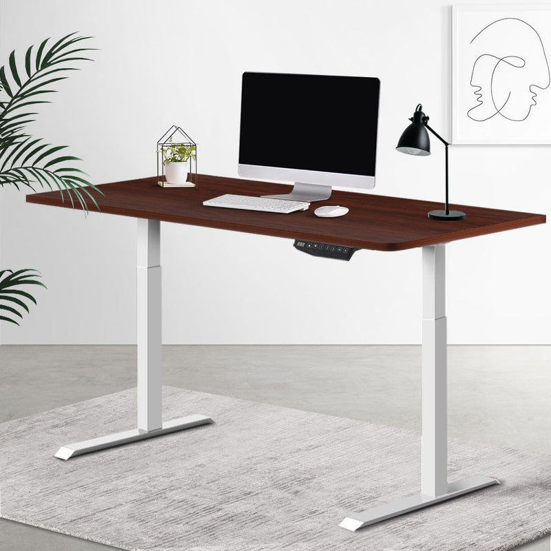 Sit Stand Desk Standing Desks Motorised Electric Computer Laptop Table Office Dual Motor 120cm