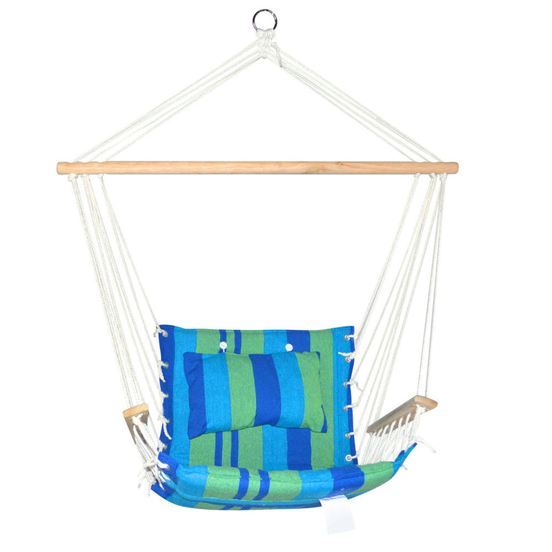 Hammock Swing Chair - Blue & Green