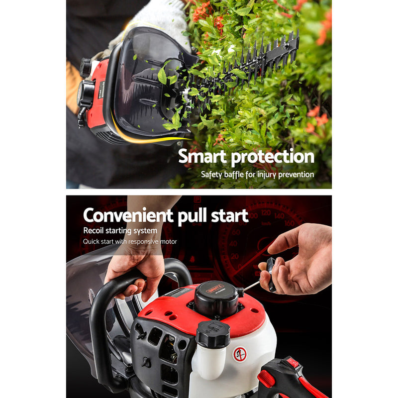 26CC Petrol Hedge Trimmer Commercial Clipper Saw Blade Cordless Pruner