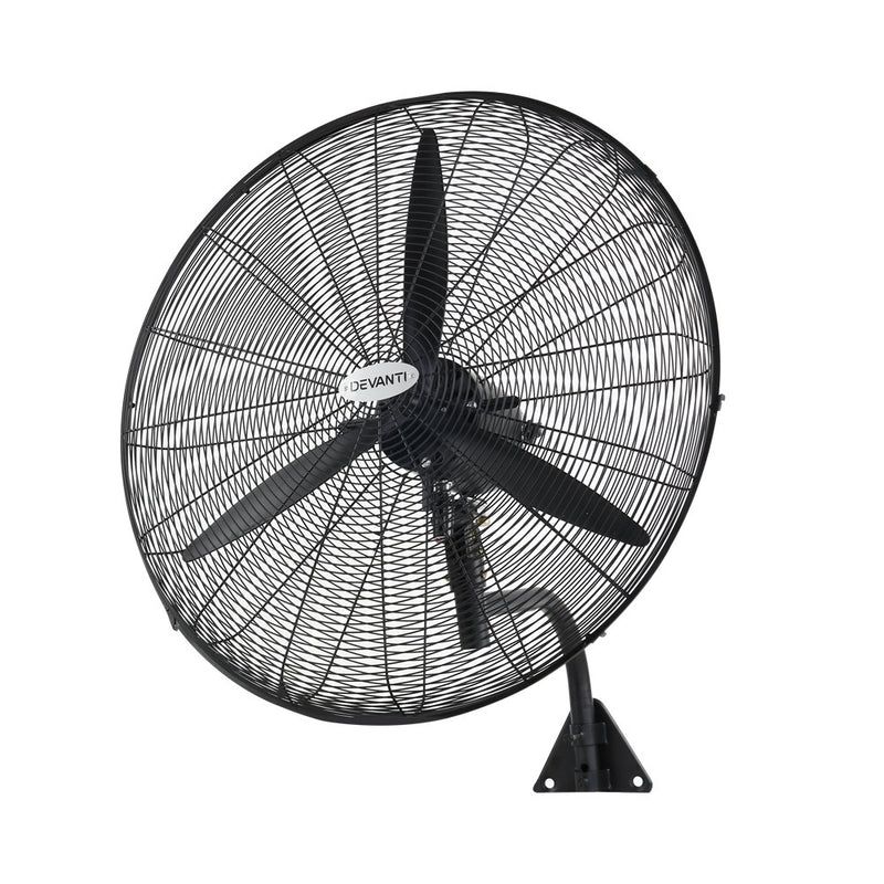 Devanti 75cm Wall Mounted Industrial Fan