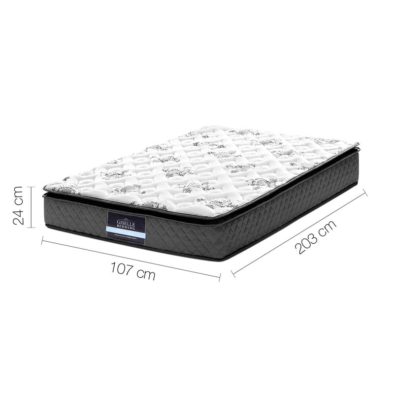 Giselle Bedding King Single Size Pillow Top Foam Mattress