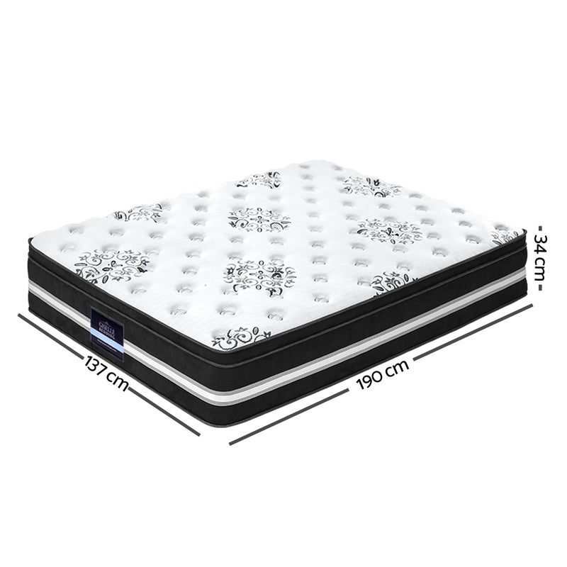 Giselle Bedding Double Size Cool Gel Memory Foam Spring Mattress