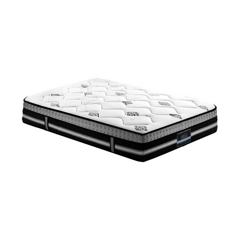 Giselle 35cm King Single Size Mattress Bed 7 Zone Pocket Spring Cool Gel Foam Medium Firm