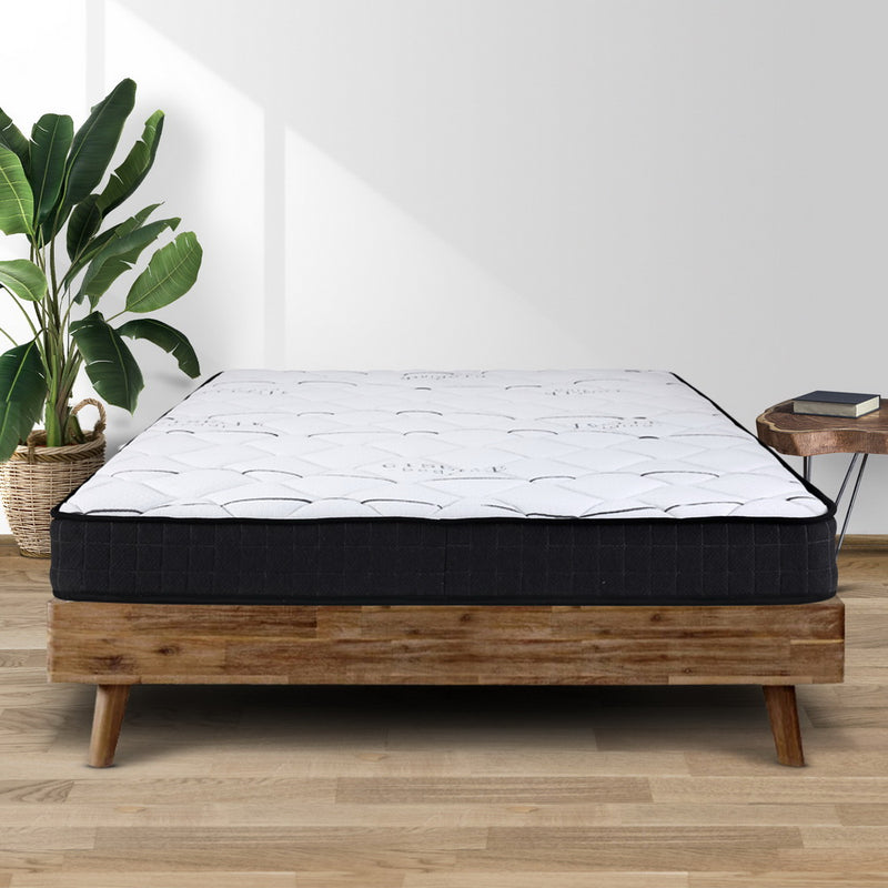 Giselle Bedding Queen Size Mattress Bed Medium Firm Foam Bonnell Spring 16cm