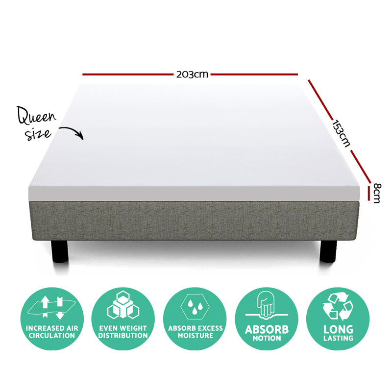 Giselle Bedding Queen Size Dual Layer Cool Gel Memory Foam