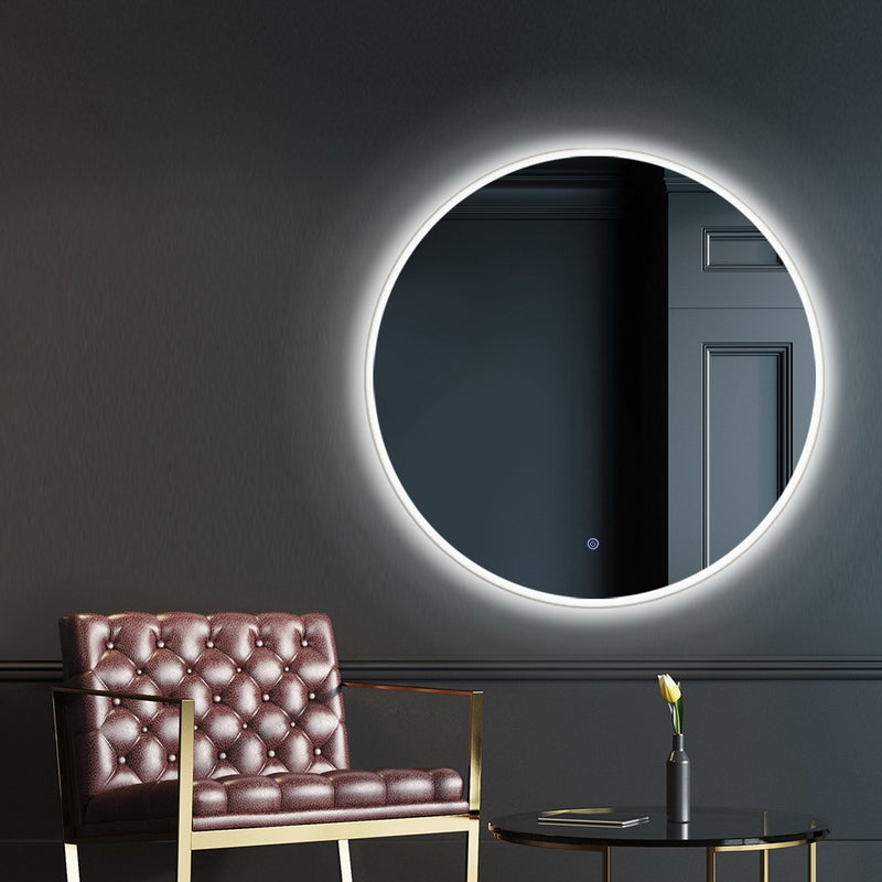 LED Wall Mirror Bathroom Mirrors With Light Decorative 50CM Round