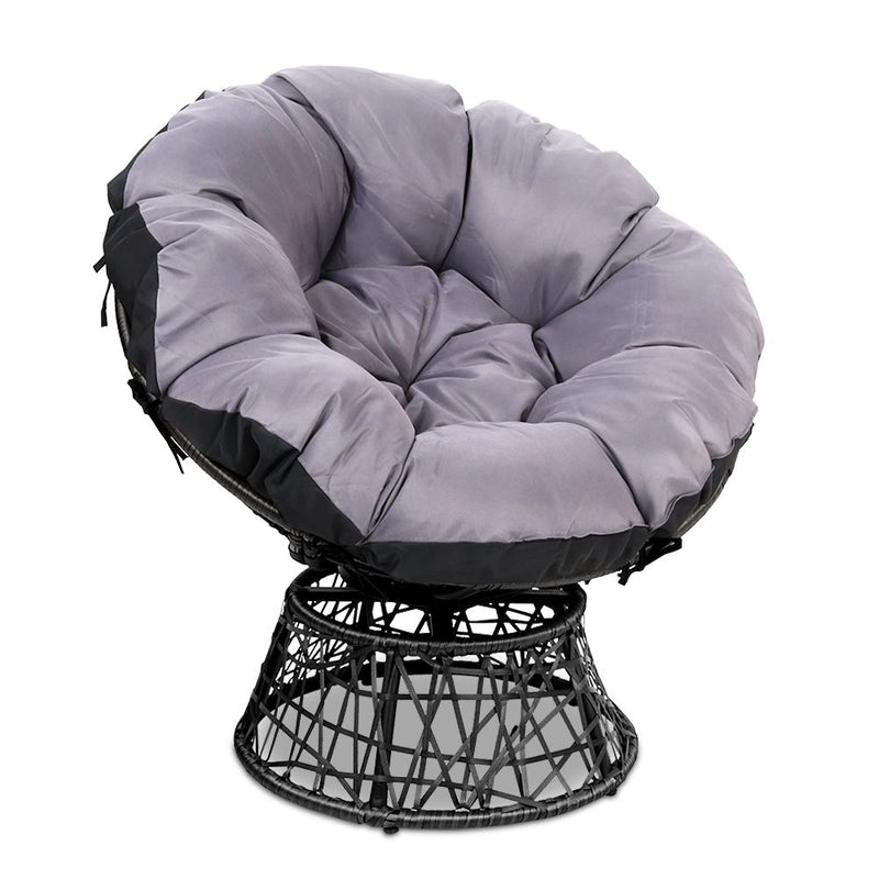 Papasan Chair - Black