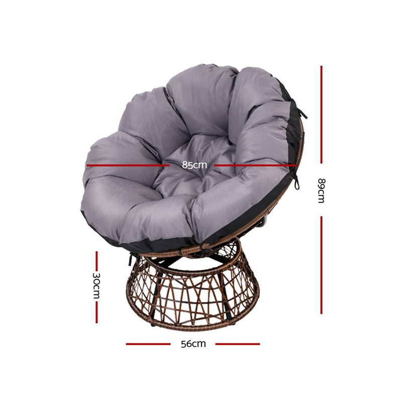 Papasan Chair - Brown