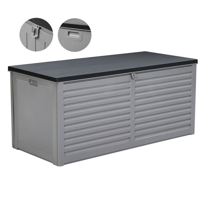 Outdoor Storage Box Bench Seat Garden Sheds Chest 490L