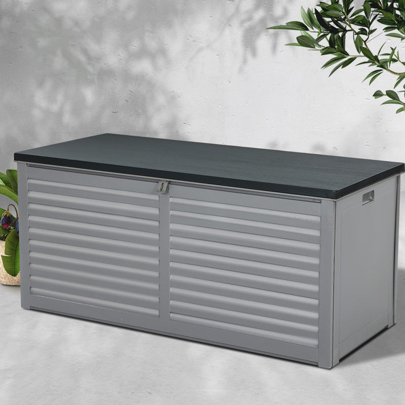 Outdoor Storage Box Bench Seat Garden Sheds Chest 490L