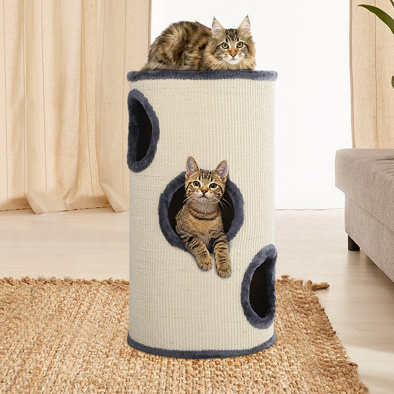 i.Pet Cat Tree 70cm Trees Scratching Post Scratcher Tower Condo House Furniture Wood