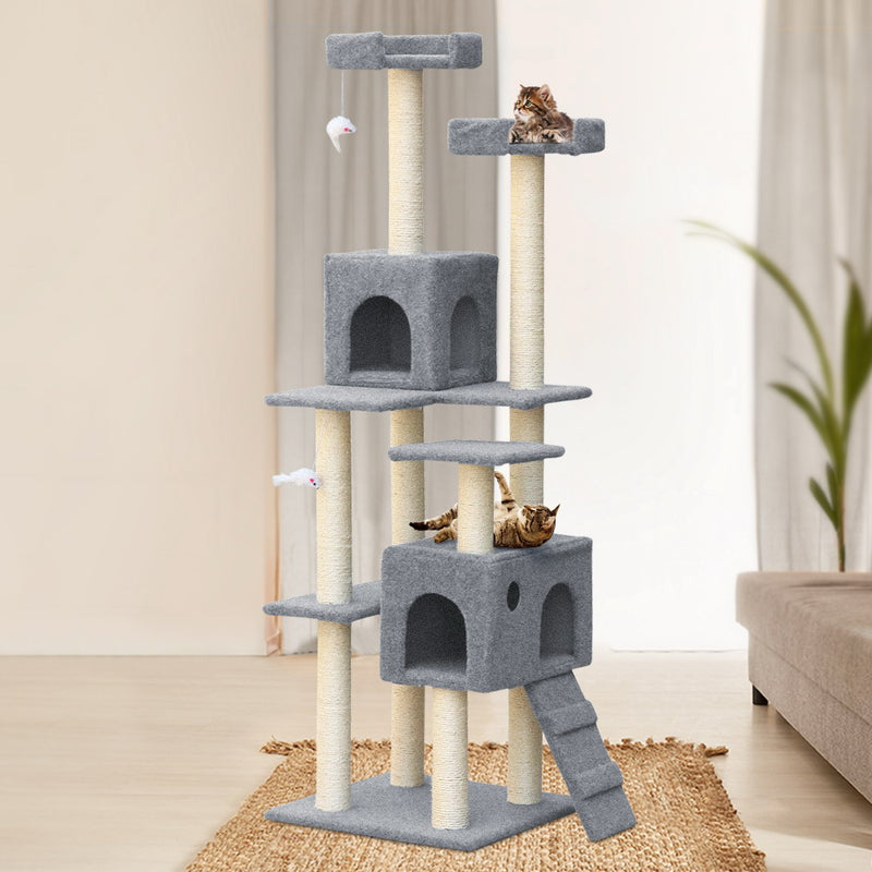 i.Pet Cat Scratching Tree 170CM Scratcher Post Pole Furniture Toy Multi Level