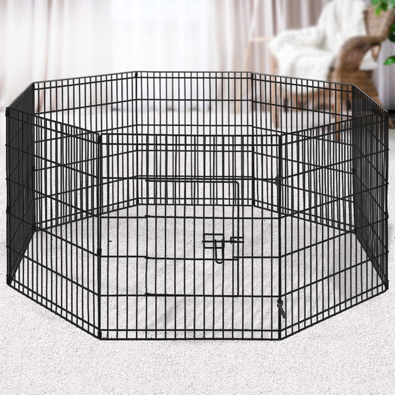 i.Pet 30" 8 Panel Pet Dog Playpen Puppy Exercise Cage Enclosure Play Pen Fence