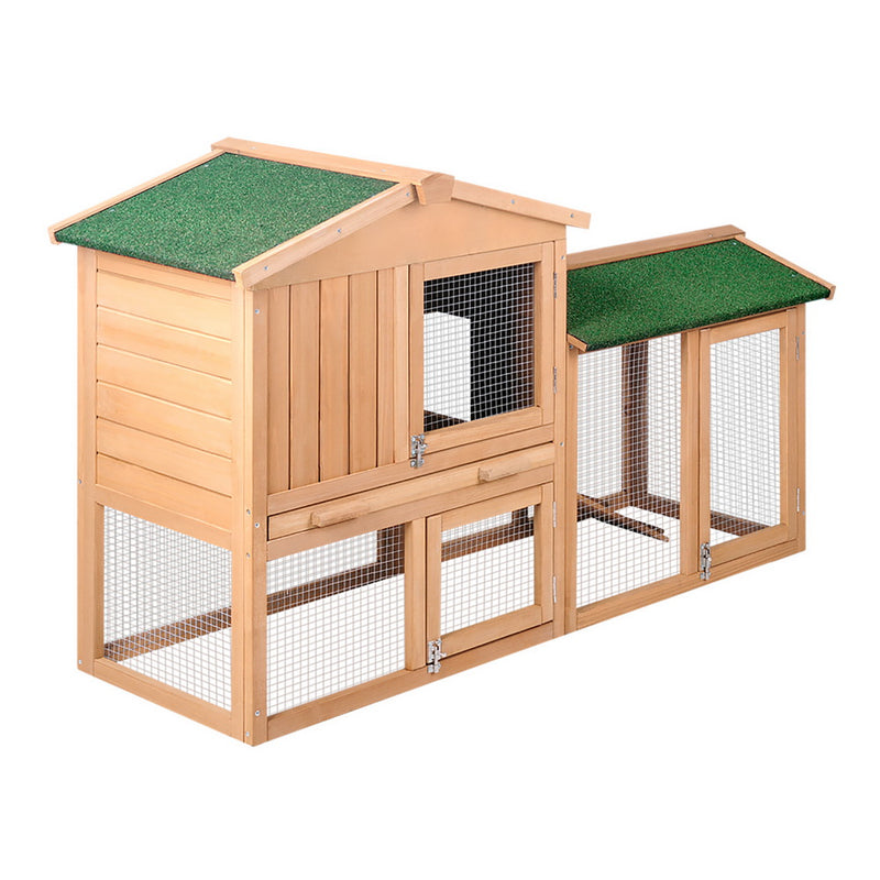 i.Pet 138cm Wide Wooden Pet Coop