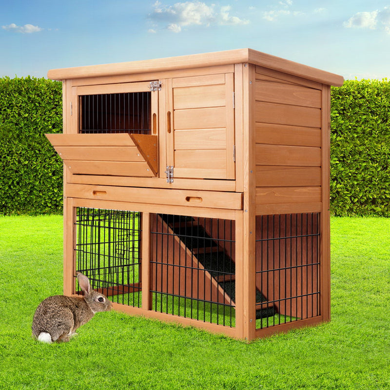 i.Pet 86cm Tall Wooden Pet Coop