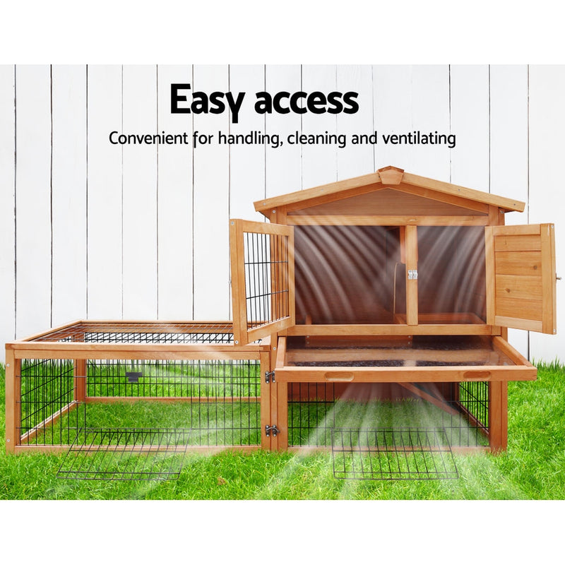 i.Pet 155cm Tall Wooden Pet Coop