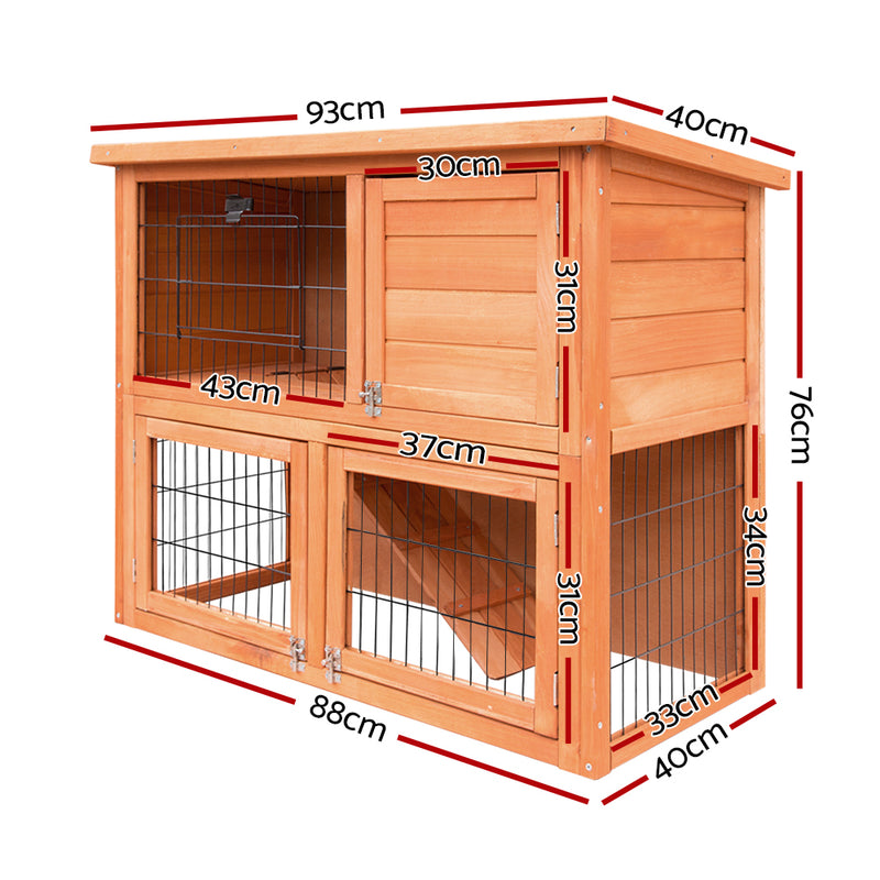 i.Pet 93cm Tal Wooden Pet Coop