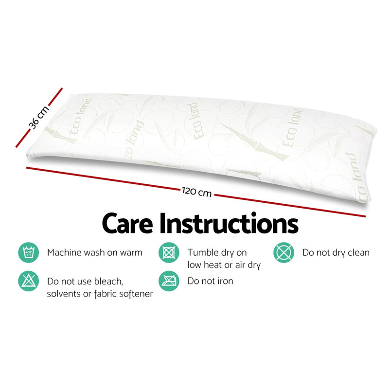 Giselle Bedding Full Body Memory Foam Pillow