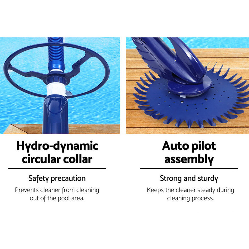 Swimming Pool Cleaner Floor Climb Wall Automatic Vacuum 10M Hose