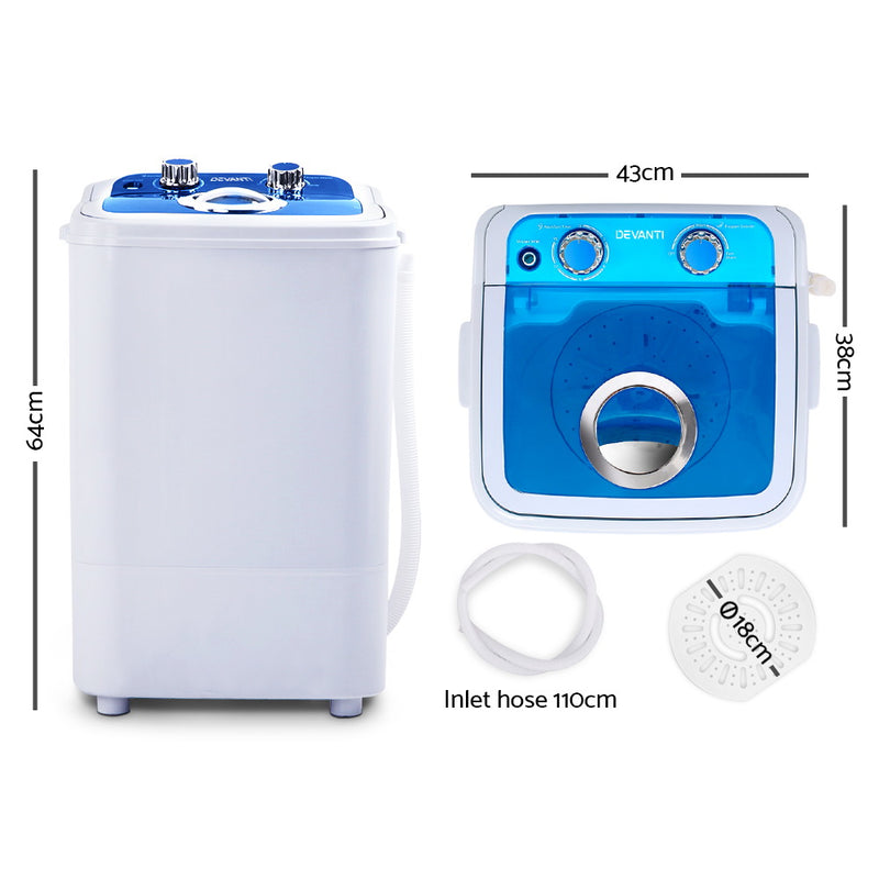 4.6KG Mini Portable Washing Machine