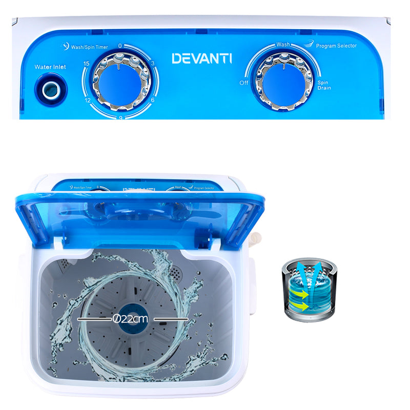 4.6KG Mini Portable Washing Machine