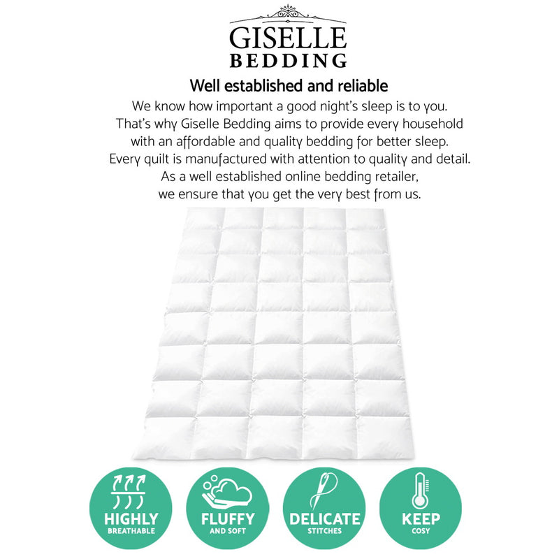 Giselle Bedding Double Size Duck Down Quilt