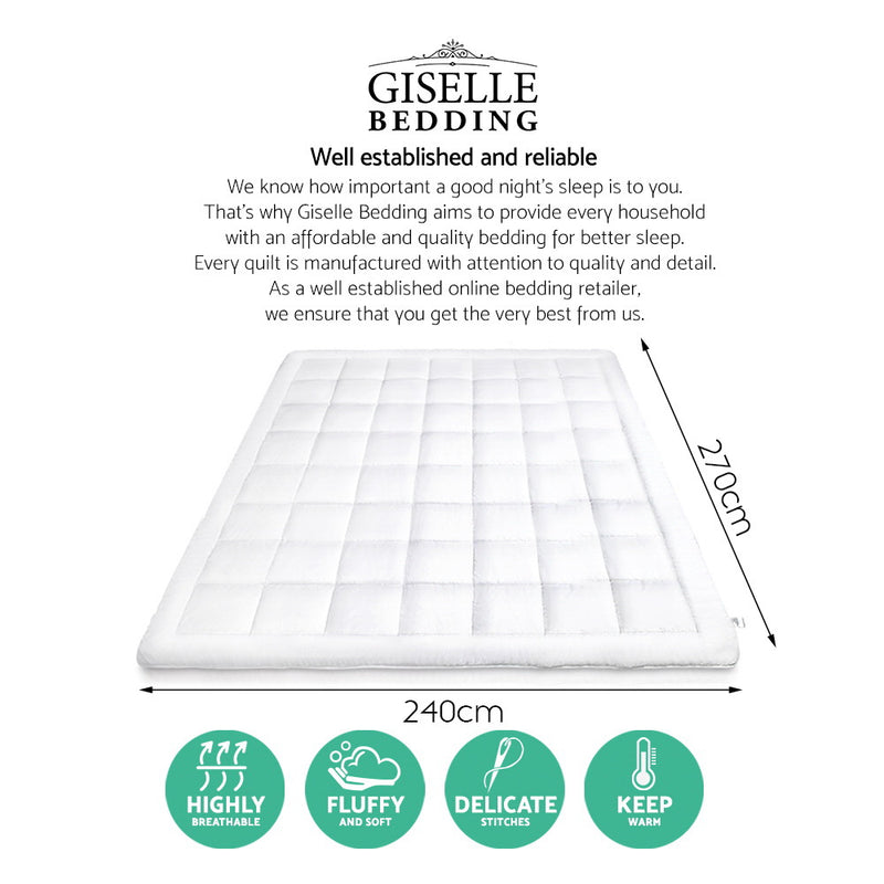 Giselle Bedding Super King Size Merino Wool Duvet Quilt