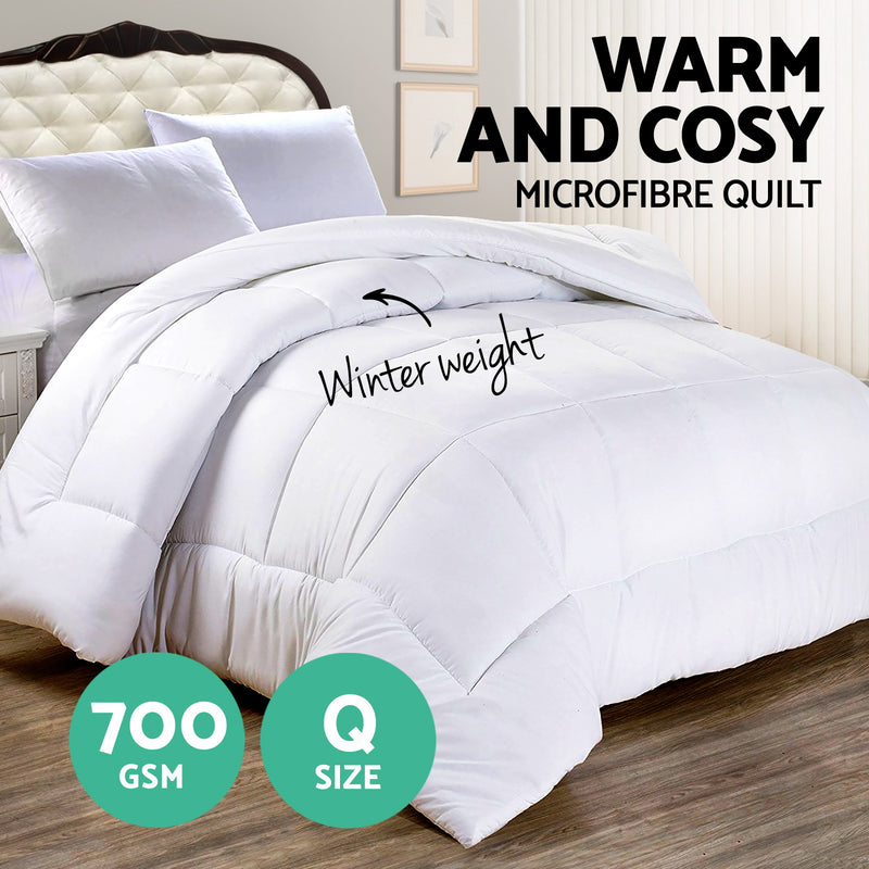 Giselle Bedding Queen Size Microfibre Quilt