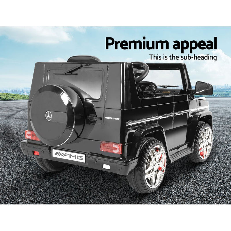 Kids Ride On Car MercedesBenz Licensed G65 12V Electric Black