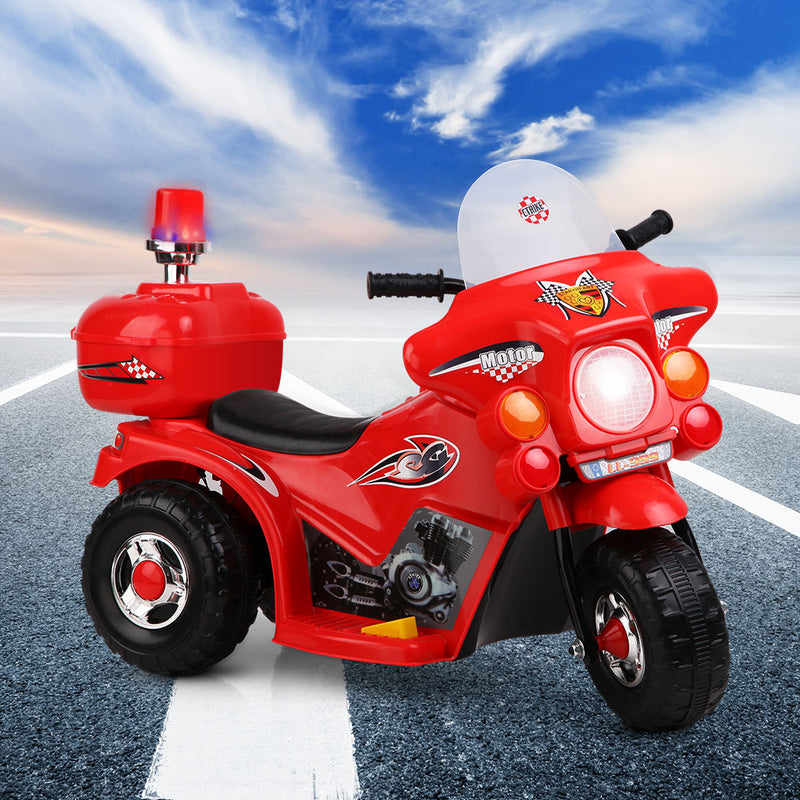 Rigo Kids Ride On Motorbike Motorcycle Car Red