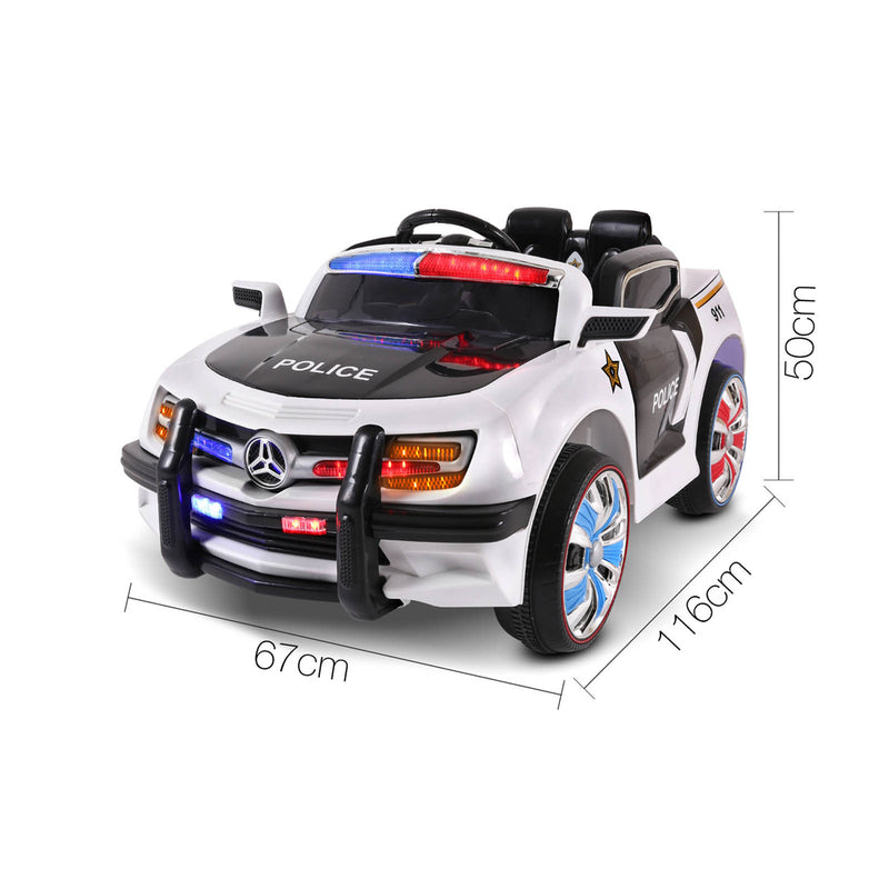 Rigo Kids Ride On Car - Black & White