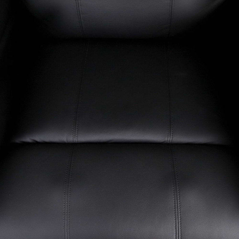 PU Leather Massage Armchair - Black