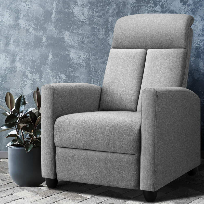 Recliner Chair Luxury Lounge Sofa Single Armchair Padded Accent Chairs