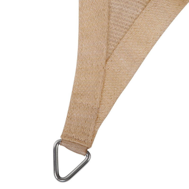 2 x 4m Waterproof Rectangle Shade Sail Cloth - Sand Beige