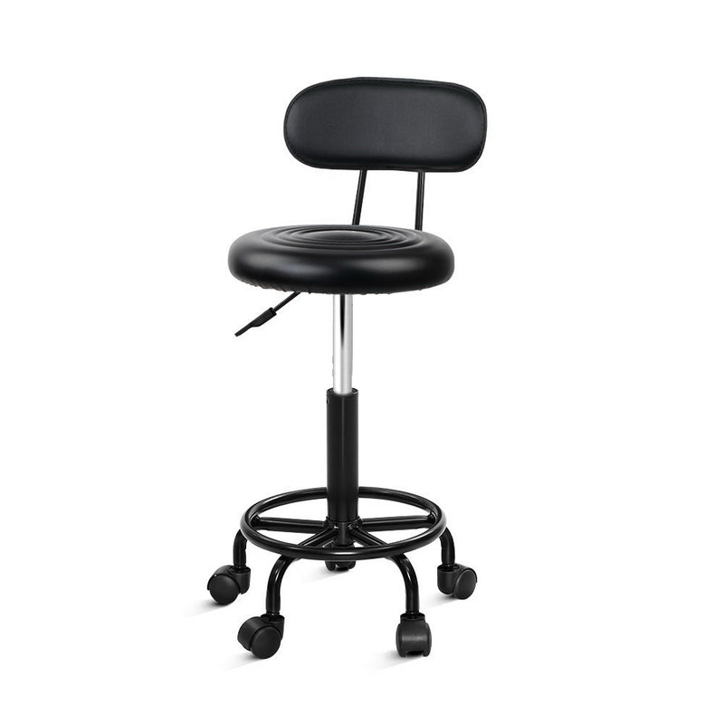 Salon Stool Swivel Barber Chairs Hairdressing Backrest Hydraulic Height