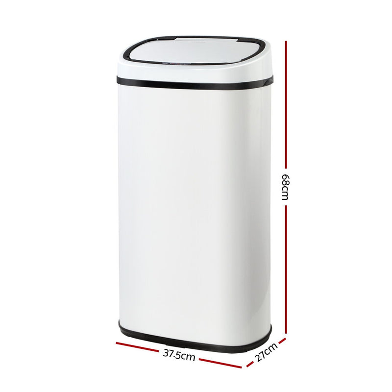 58L Sensor Bin White