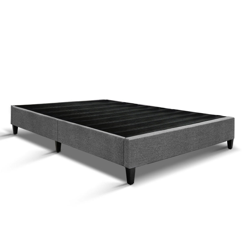 Queen Size Bed Base Frame - Grey