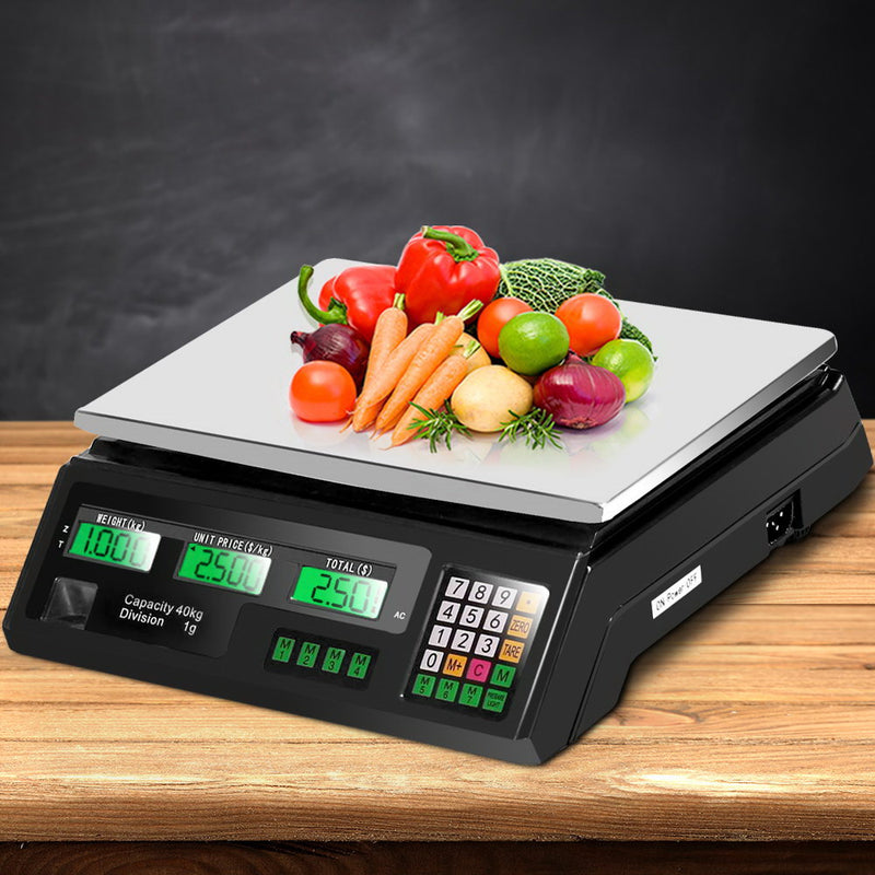 40KG Digital Kitchen Scale Electronic Scales Shop Market Commercial