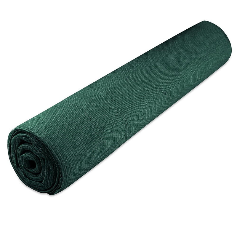 90% Sun Shade Cloth Shadecloth Sail Roll Mesh 1.83x30m 195gsm Green