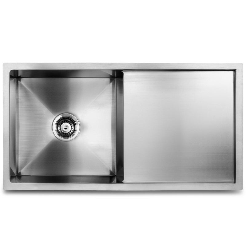 Stainless Steel Kitchen Sink 750X450MM Under/Topmount Sinks Laundry Bowl Silver