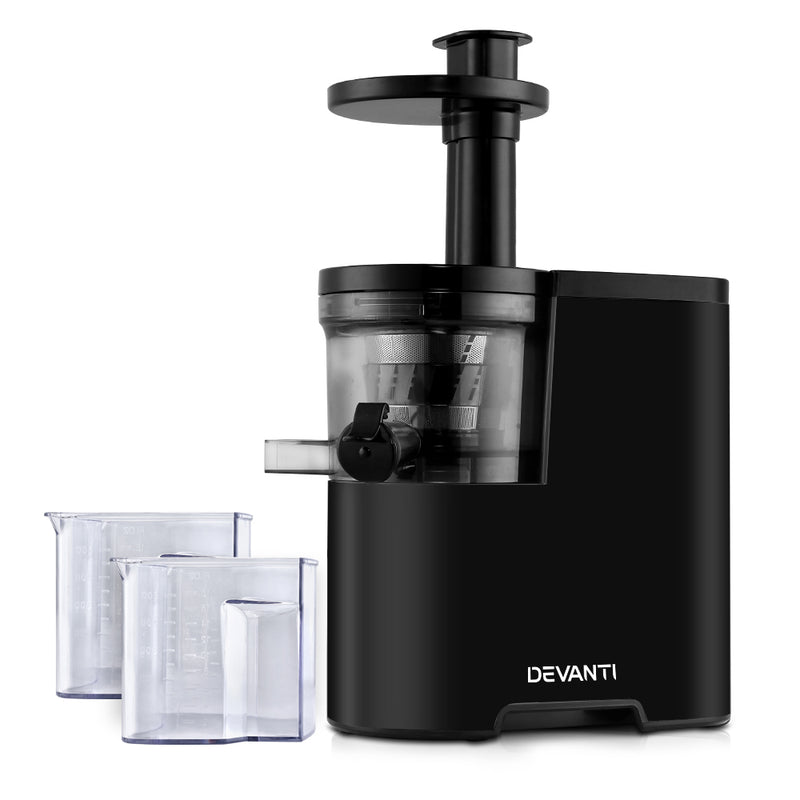 Devanti Cold Press Slow Juicer Black