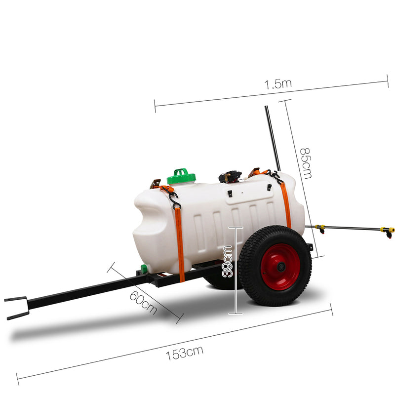 Weed Sprayer 100L Tank with Trailer