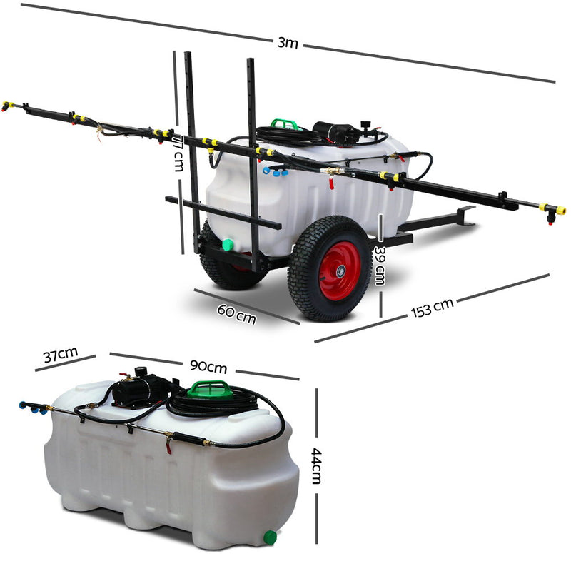 Weed Sprayer 100L Tank with Trailer